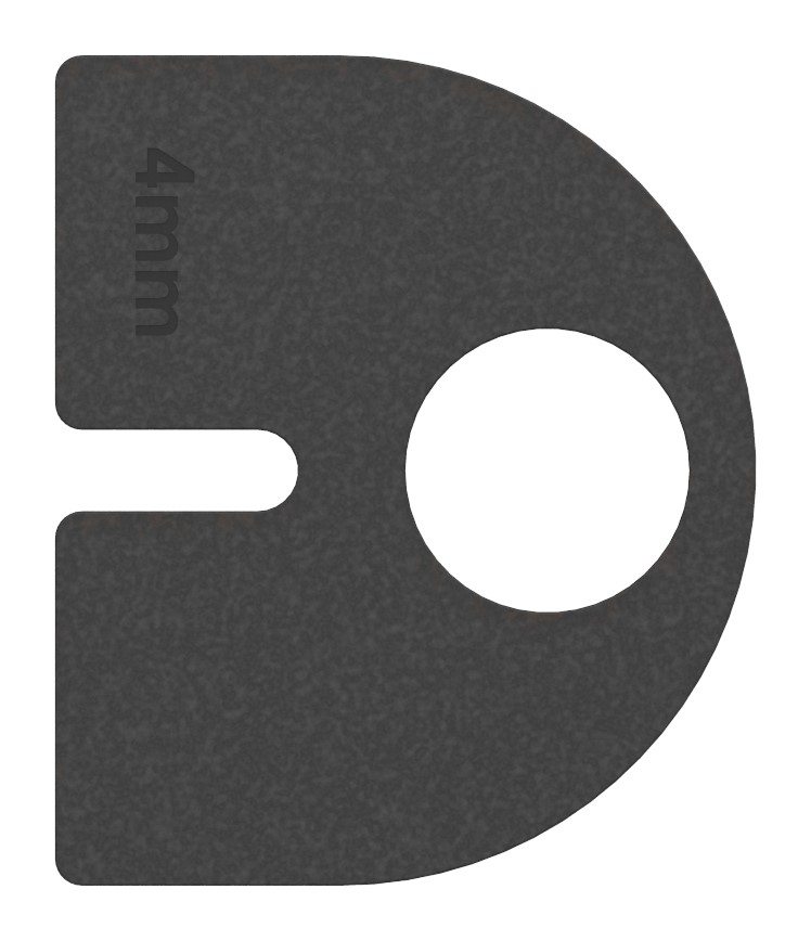 Gummi für Mod. 28, Blech 4mm