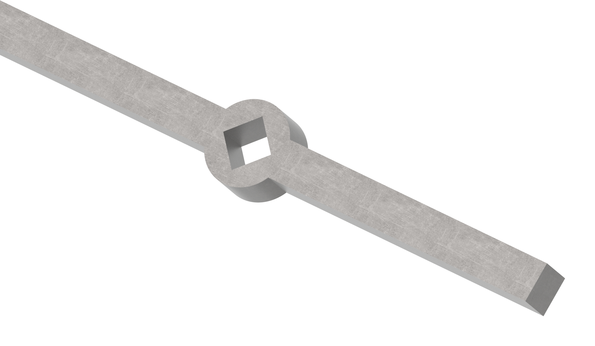 Lochleiste S235JR, 14x14mm, Lochabstand 220mm, 2000mm