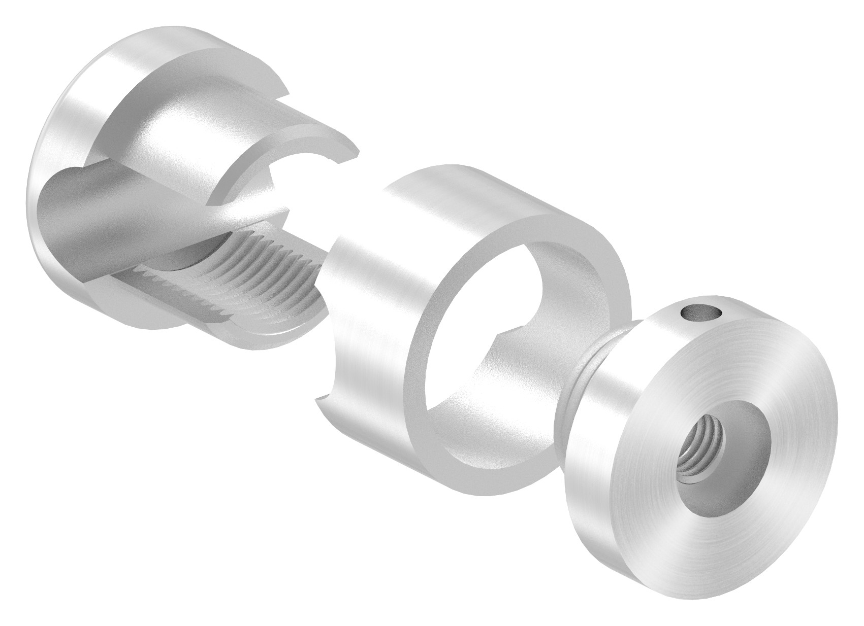 Brenk Grundhalter für Stäbe Ø 12mm, V2A Brenk Grundhalter für Stäbe Ø 12mm, V2A