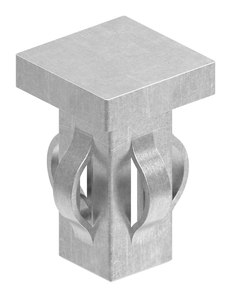 Stahleinschlagkappe, für Quadratrohr 20x20mm