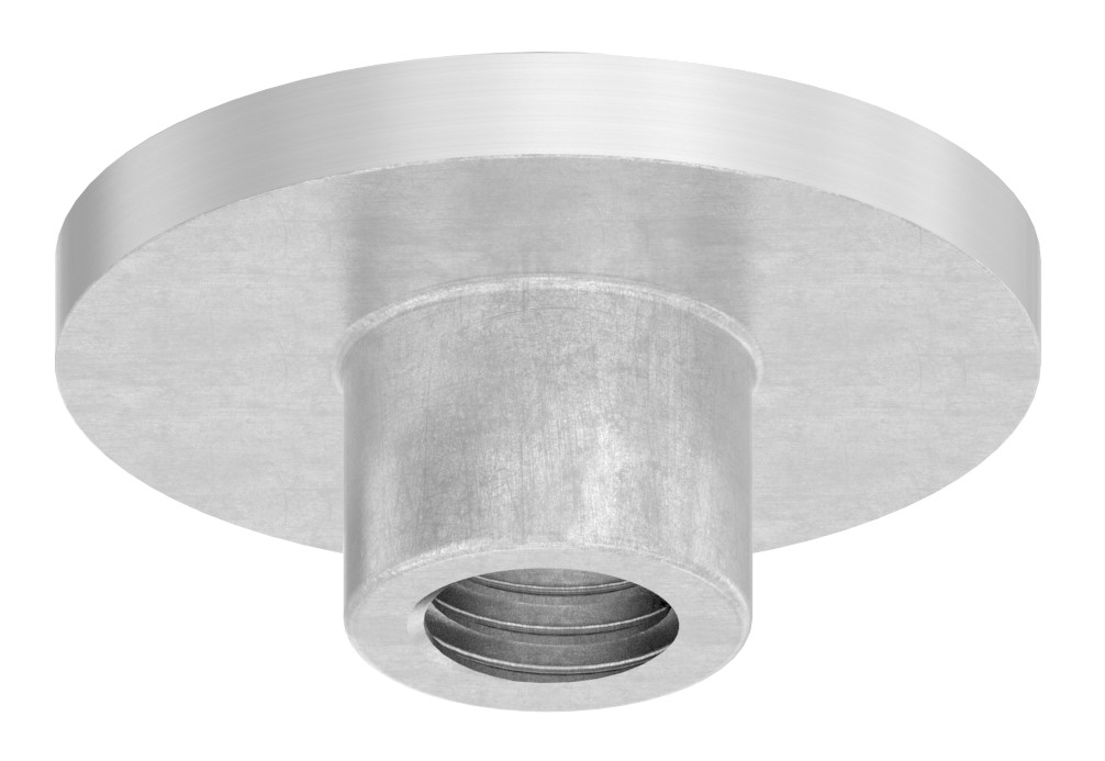 Platte, Ø 33,7mm, zum Aufschweißen, V2A