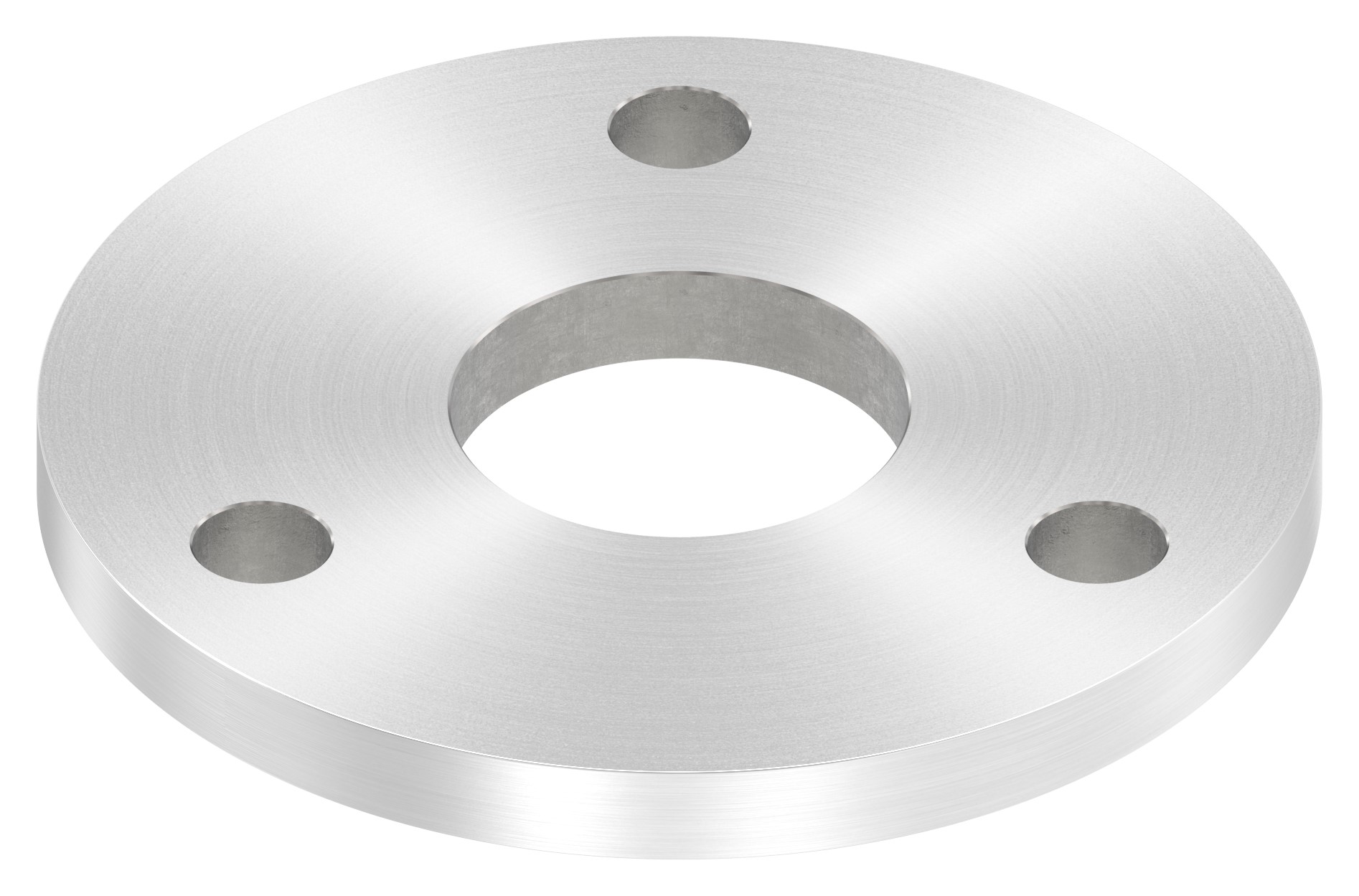 Ankerplatte Ø 120x10mm, mit Rundschliff, V2A