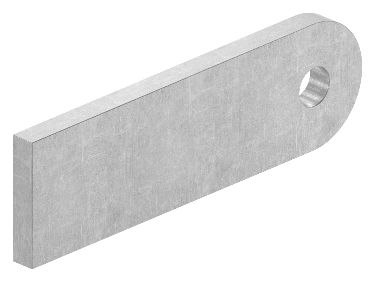 Anschweißlasche 100 x 30 x 6mm mit Rundloch 9mm