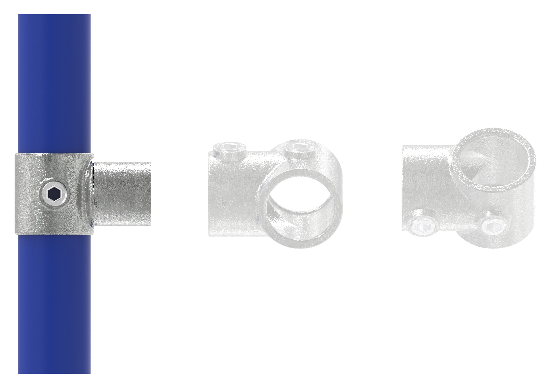 T-Stück, für Rohr Ø 42,4mm