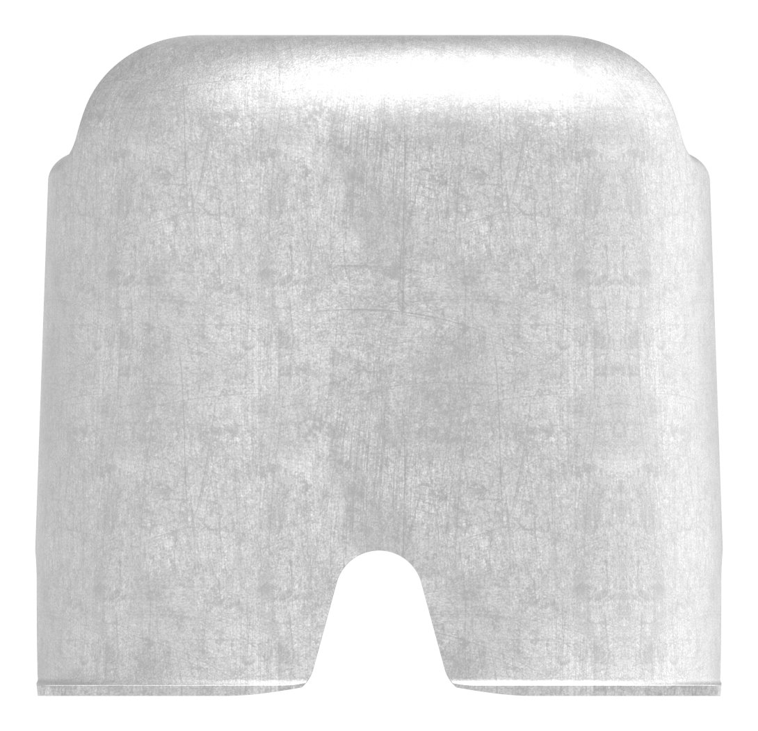 Auflaufschuh Edelstahl matt, Ø 96 x 91, V2A Auflaufschuh Edelstahl matt, Ø 96 x 91, V2A