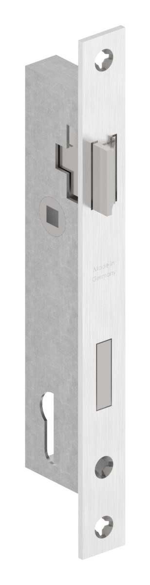 Rohrrahmenschloss verzinkt, Abstand 92 mm verzinkt, Dornmaß 24mm