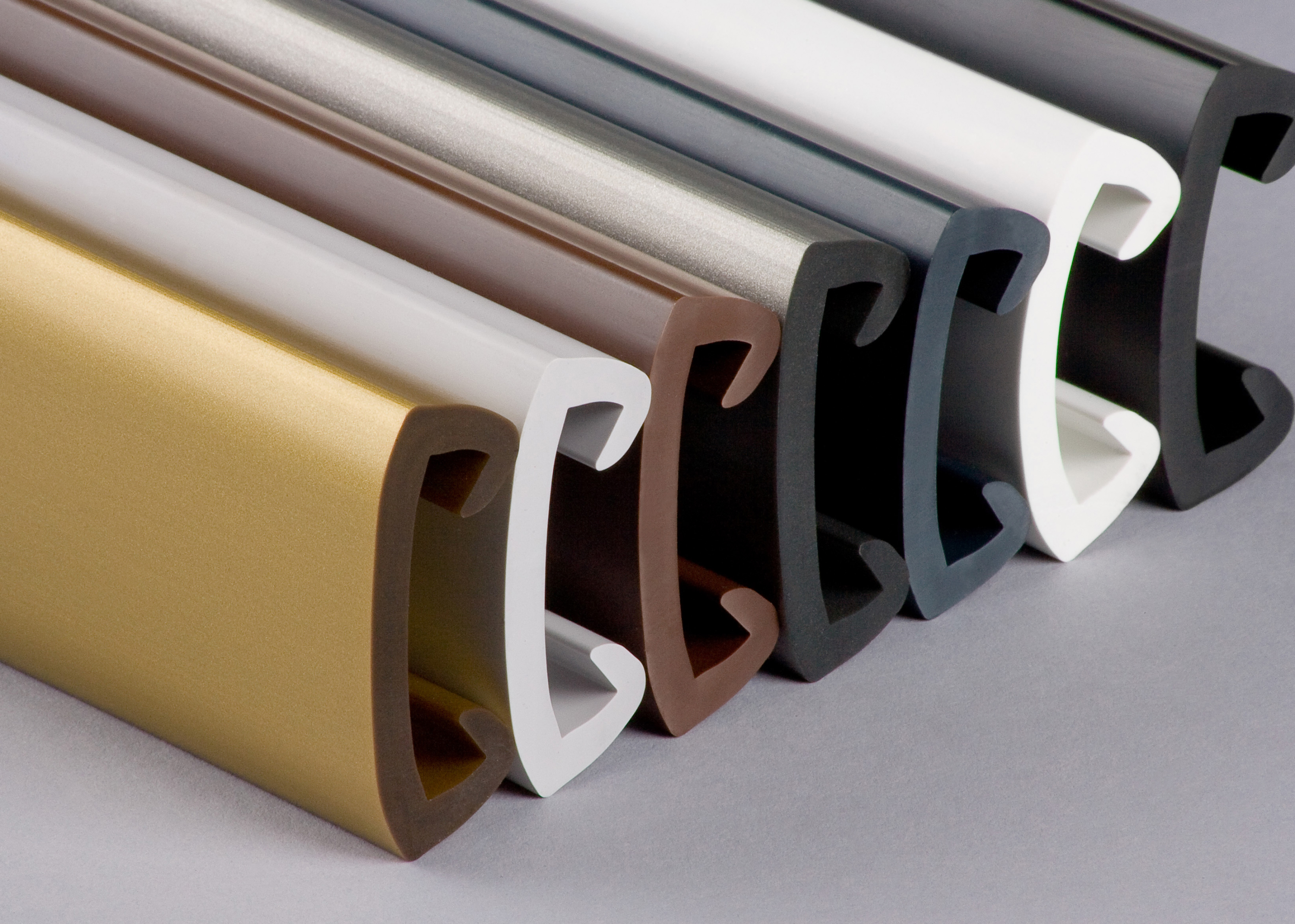 Kunststoffhandlauf für 40x8mm, anthrazitgrau