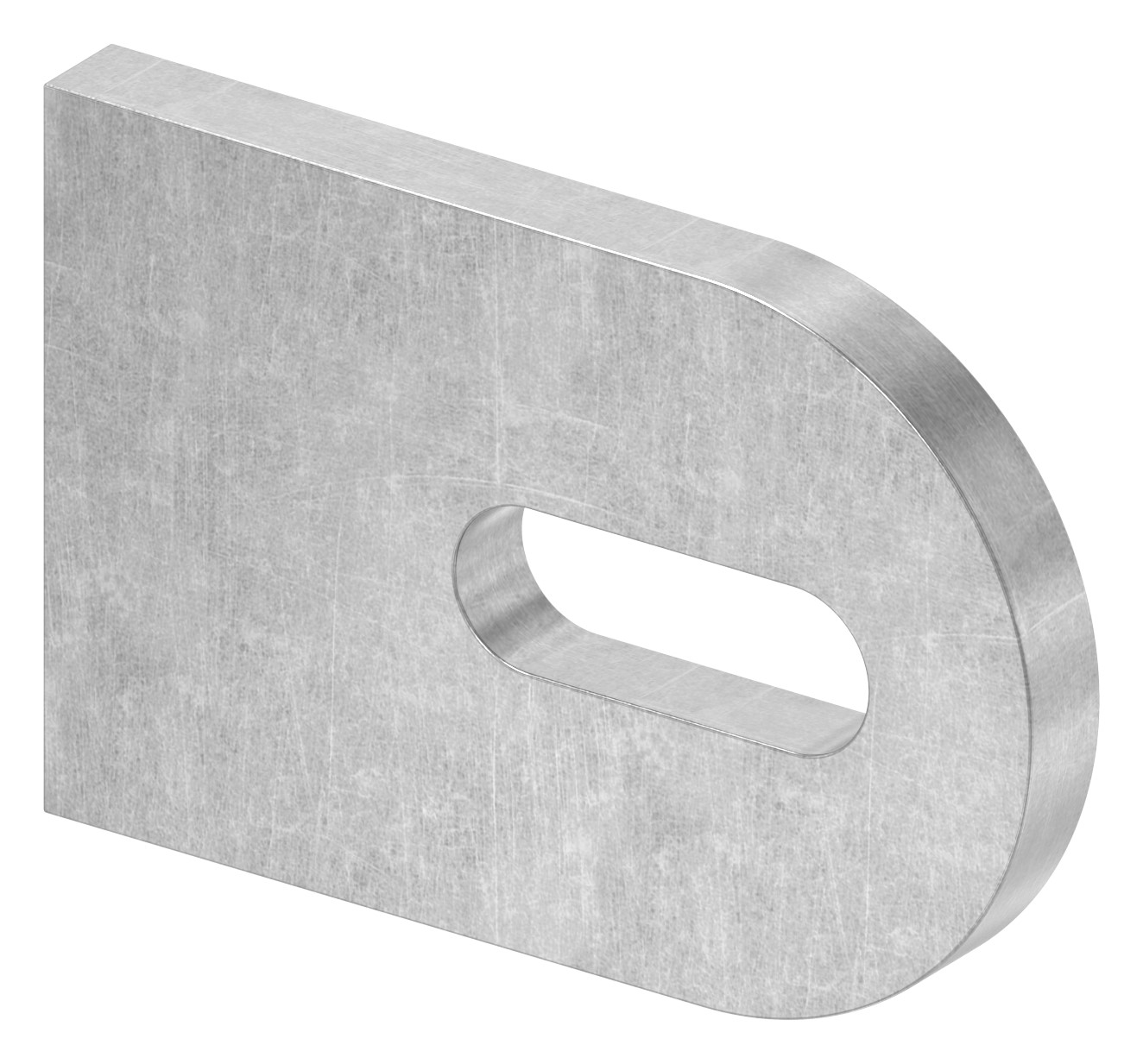 Anschweißlasche 60x40x6mm mit Langloch 9x25mm