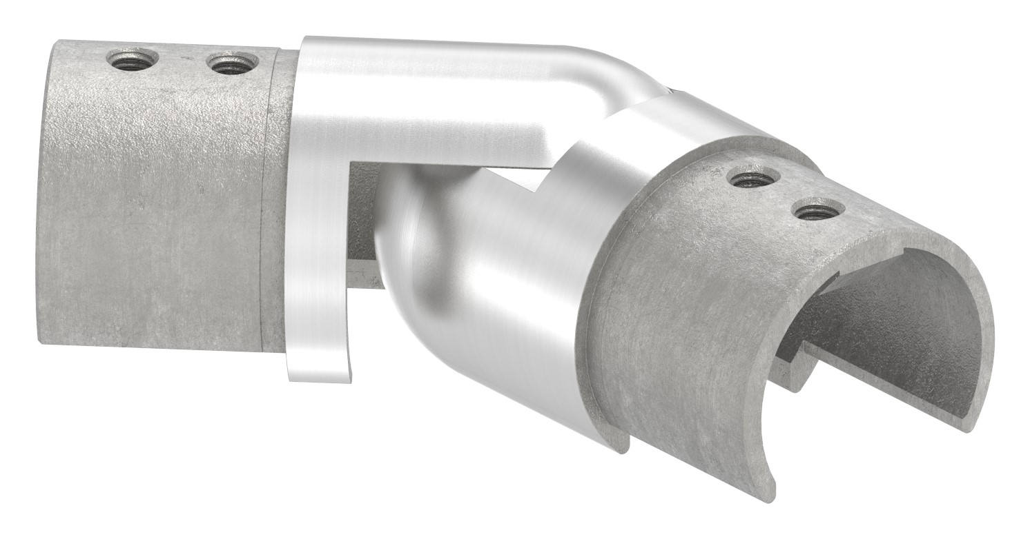 Verbinder flexibel für Nutrohr 42,4mm, V4A