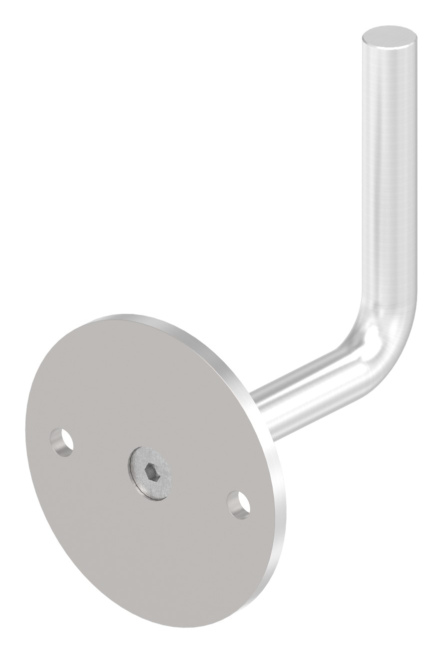 Handlaufhalter zum Anschweißen, (Ronde und Bügel verschweißt), V2A