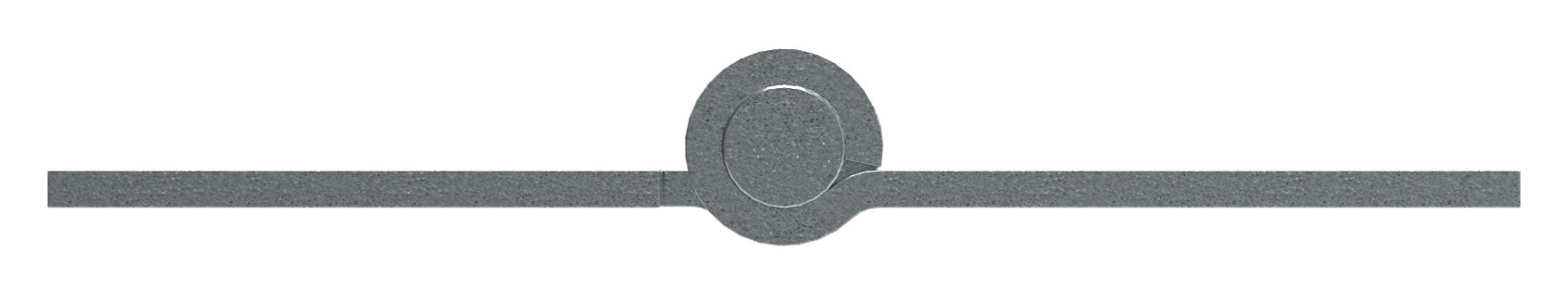 Scharnier 75x75mm mit herausnehmbaren Zapfen