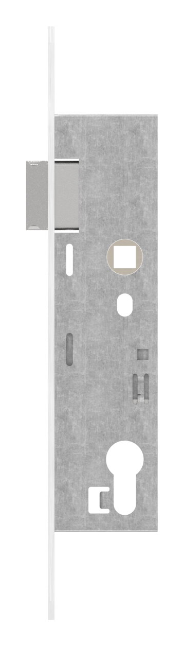 Rohrrahmenschloss verzinkt mit Langloch, Abstand 92 mm verzinkt, Dornmaß 35mm