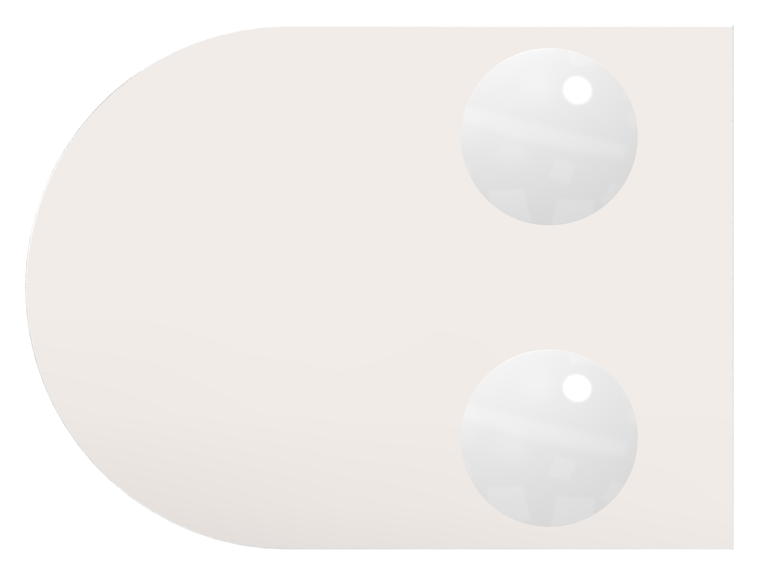 Glasklemme Mod. 30, Anschluss: 42,4mm, V4A Glasklemme Mod. 30, Anschluss: 42,4mm, V4A