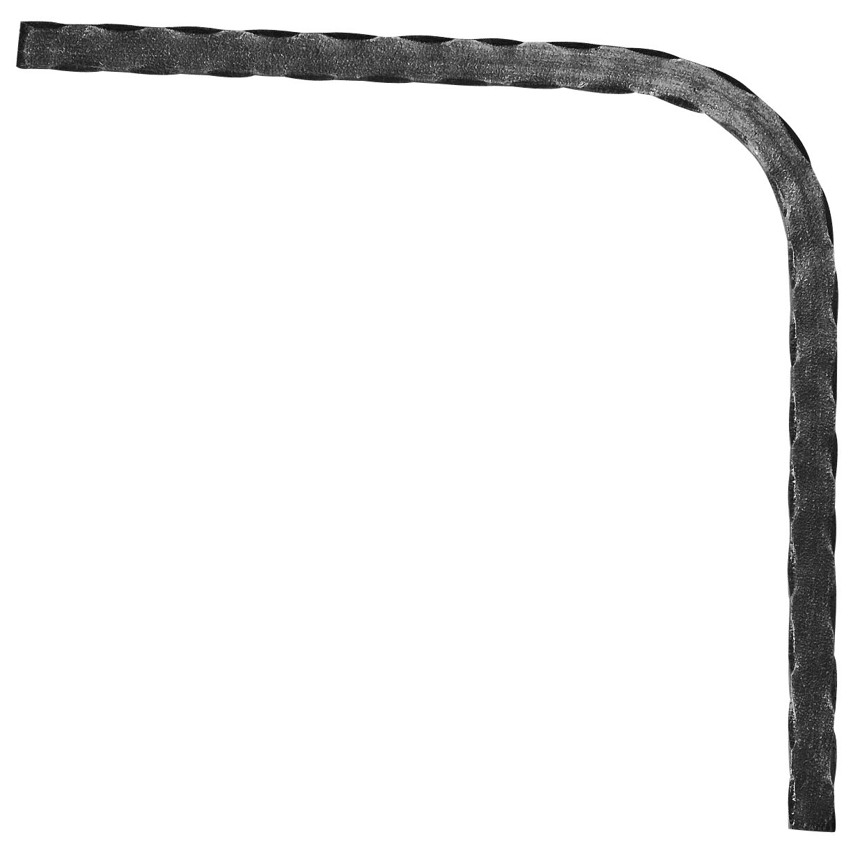 Untergurtkrümmer S235JR, 20x8mm, 90 Grad