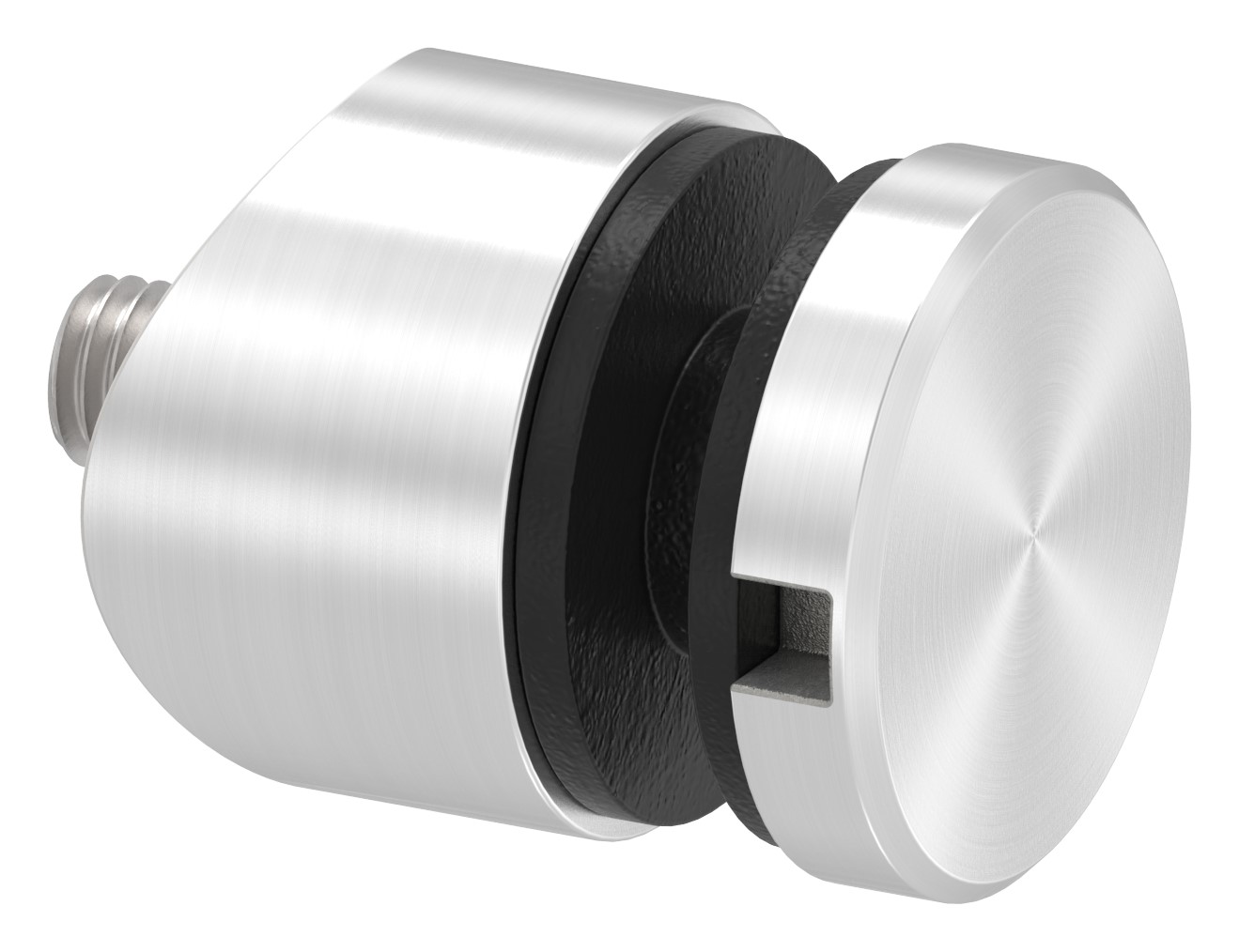 Glaspunkthalter 30mm, Anschluss: 42,4mm, V4A
