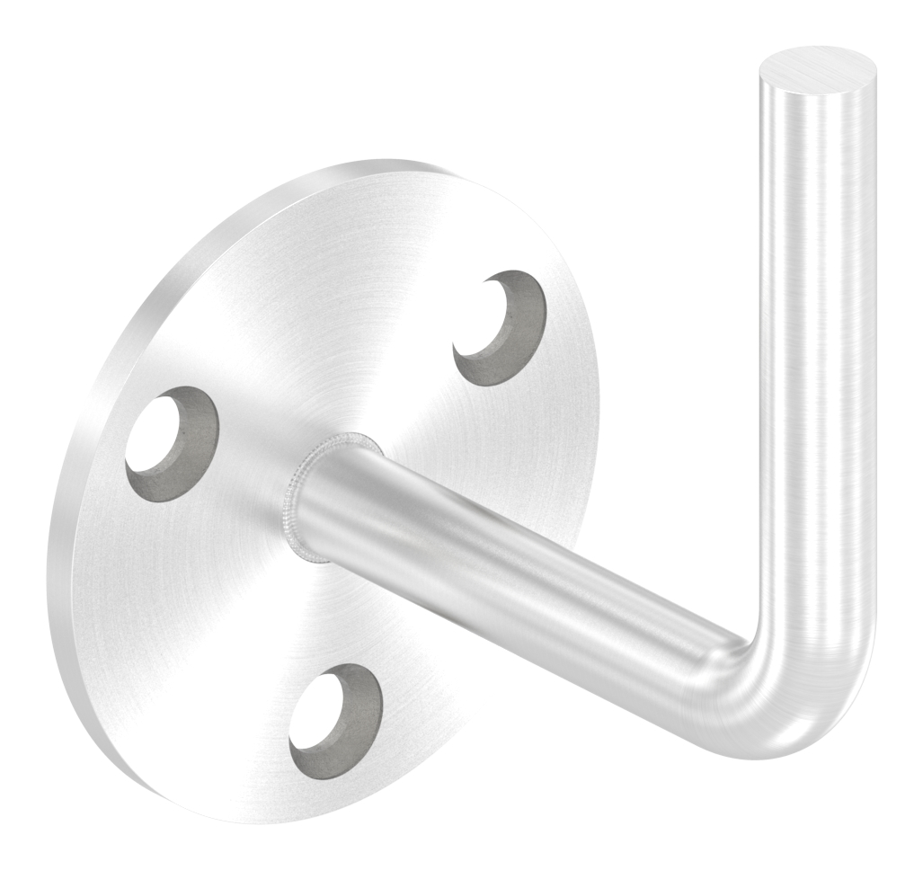 Handlaufhalter zum Anschweißen (Ronde und Bügel verschweißt), V4A