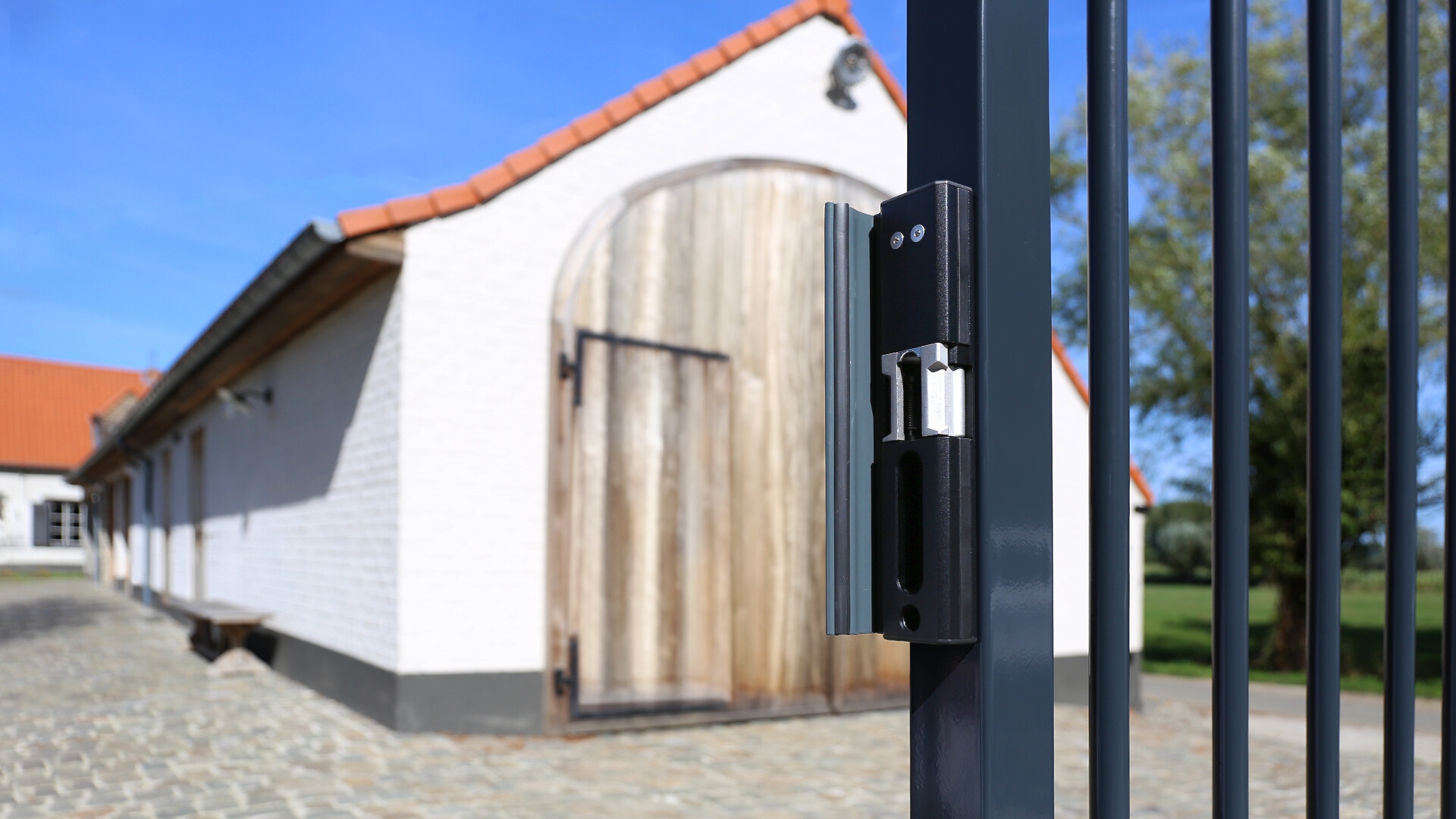 Elekterischer Öffner, MODULEC-SA-R - stromlos geschlossen- in Aluminium silber