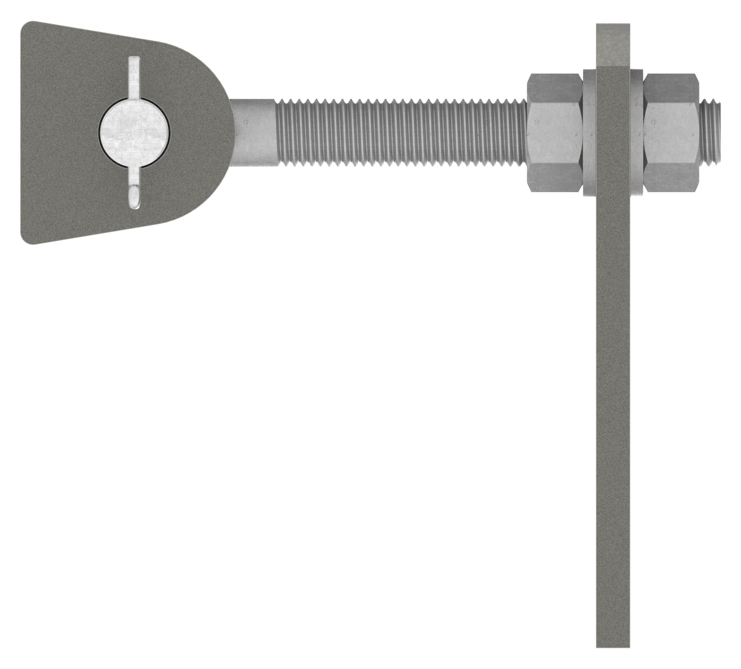 Torband M16, feuerverzinkt, mit Edelstahlbolzen Torband M16, feuerverzinkt, mit Edelstahlbolzen