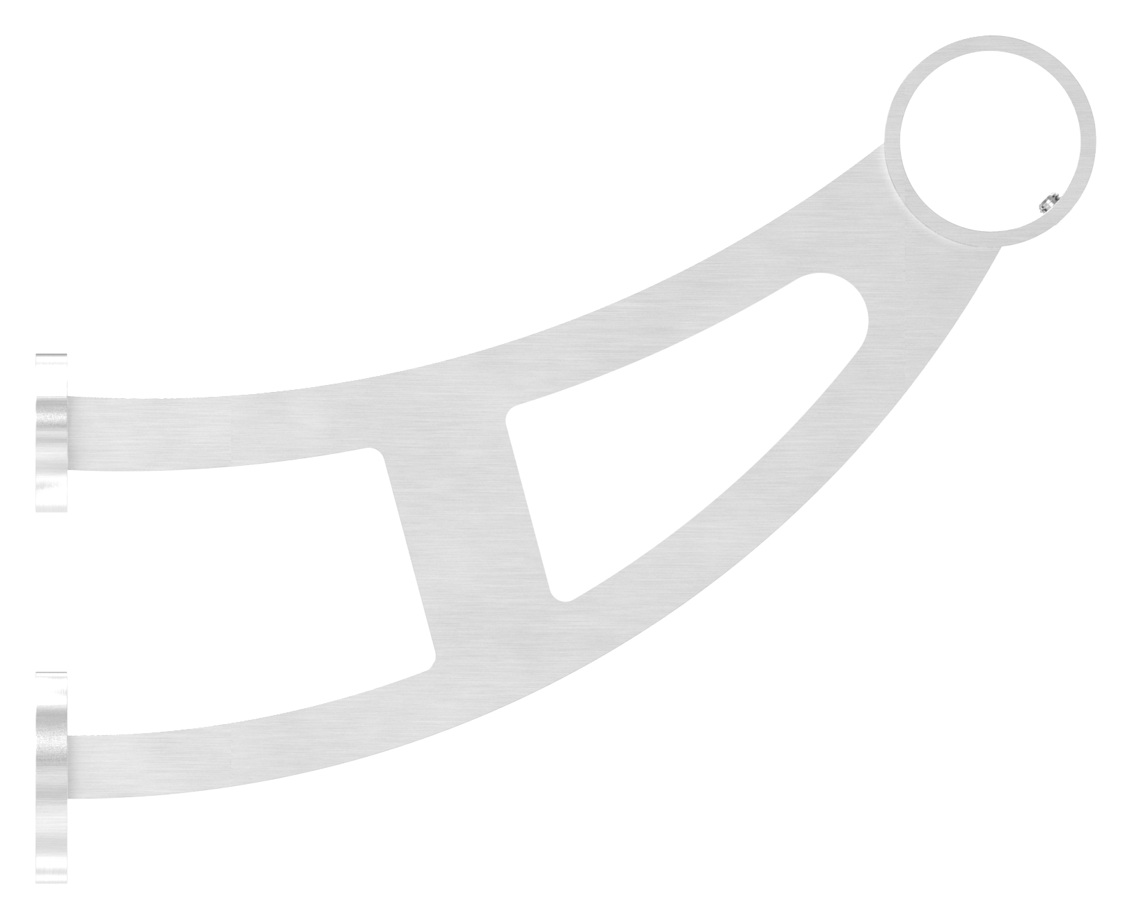 Fußlauf- / Handlaufstütze, für Rohr 33,7mm, V2A Fußlauf- / Handlaufstütze, für Rohr 33,7mm, V2A