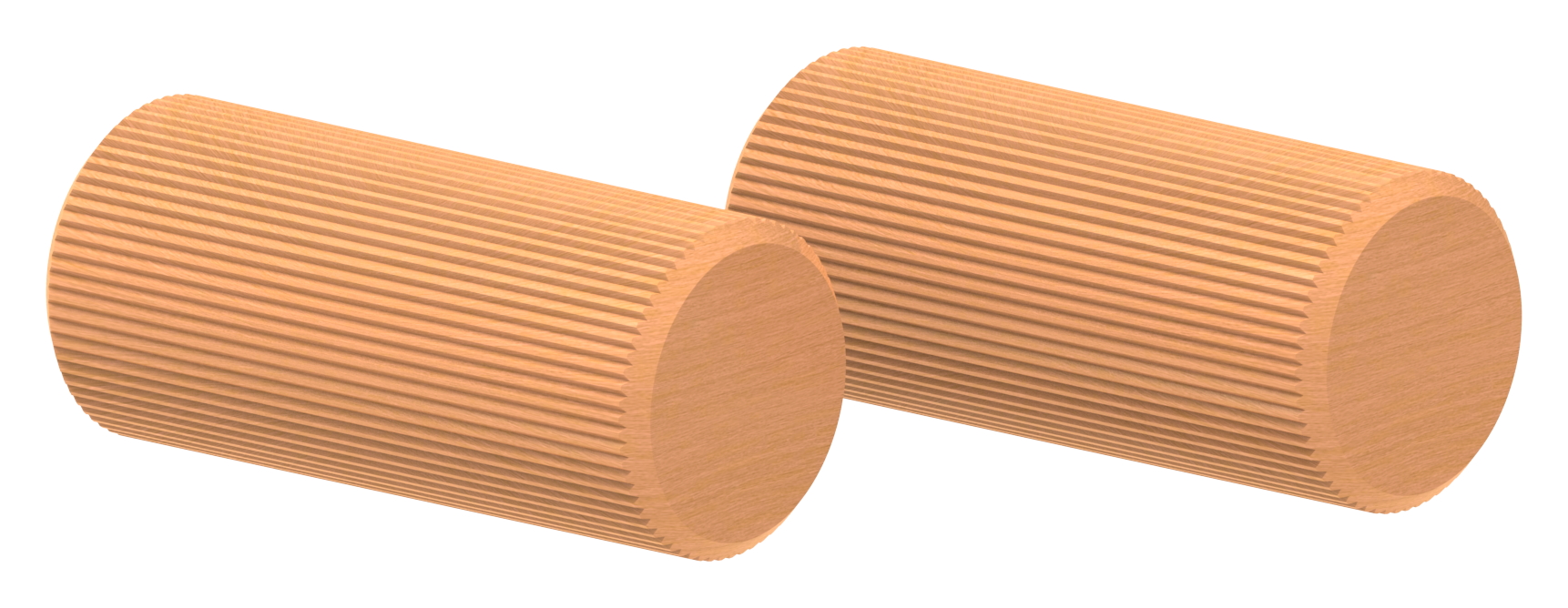45° Bogen für Holzhandlauf Eiche, Ø 42,4mm