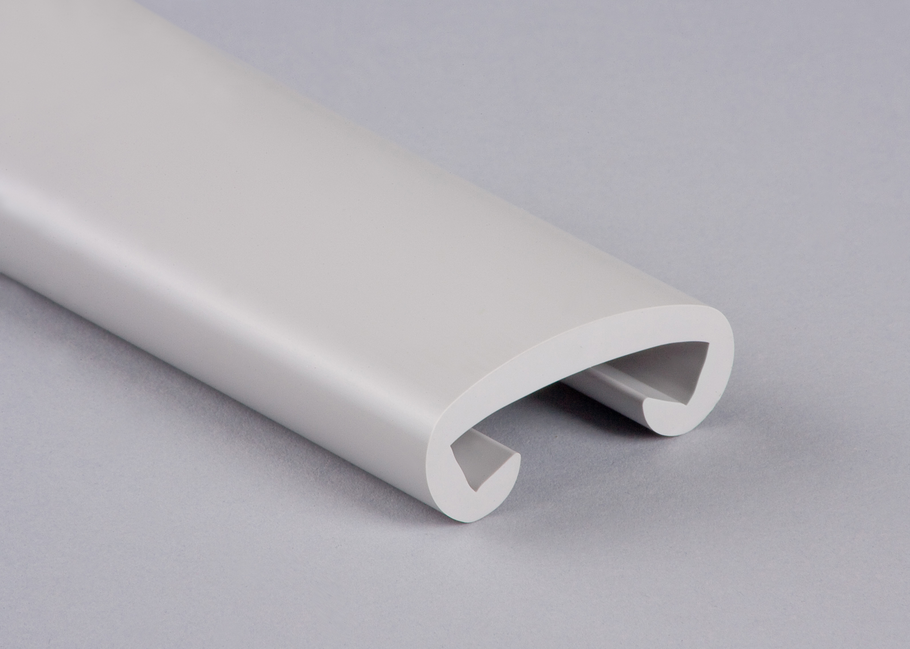 Kunststoffhandlauf für 40x8mm, telegrau