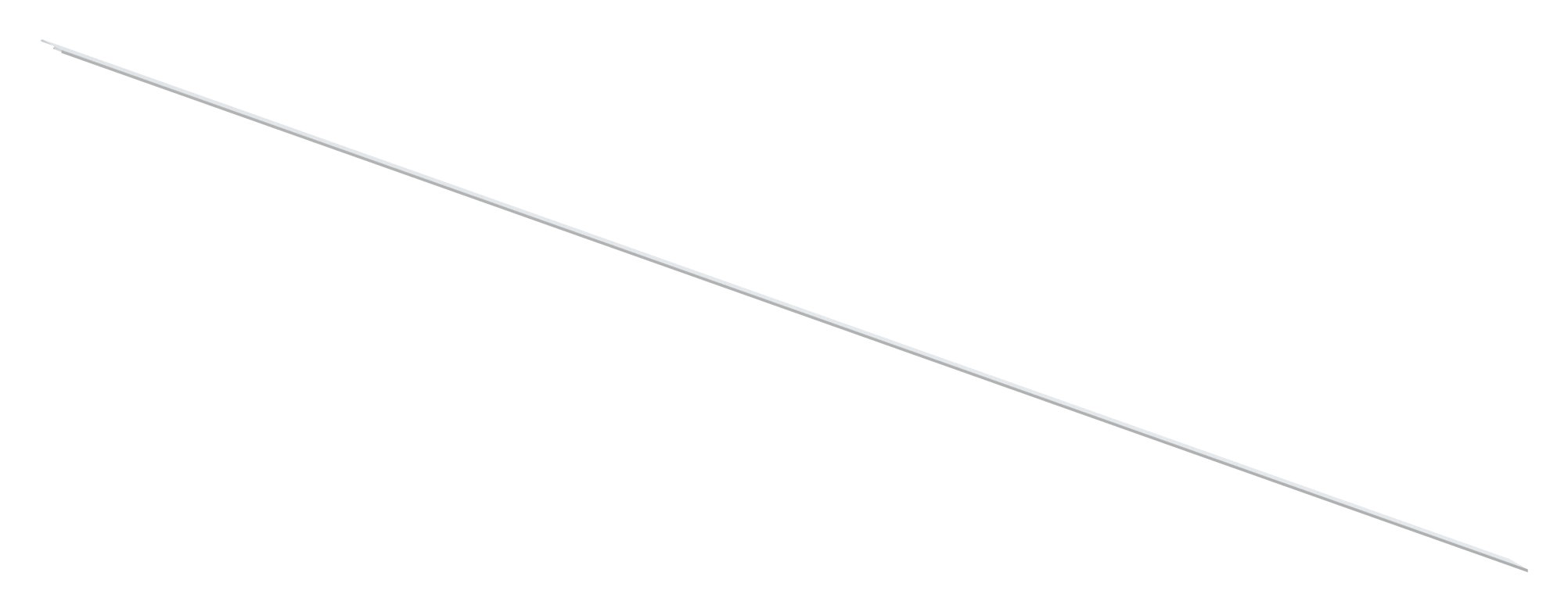 Design-Abdeckung für eleganza canopy, L: 6000mm, Aluminium roh Design-Abdeckung für eleganza canopy, L: 6000mm, Aluminium roh