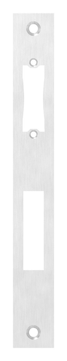 Edelstahlschließblech 242x30x3,0mm, für Abstand 92mm, V2A (1.4301) Edelstahlschließblech 242x30x3,0mm, für Abstand 92mm, V2A (1.4301)