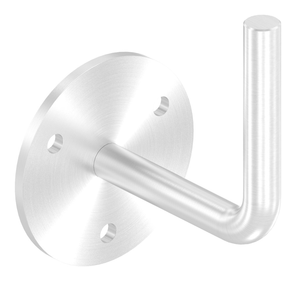 Handlaufhalter zum Anschweißen (Ronde und Bügel verschraubt), V2A