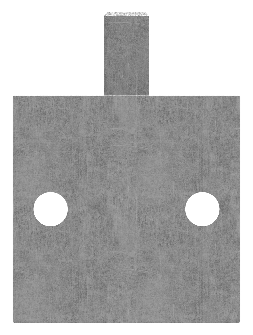Handlaufträger mit Ronde