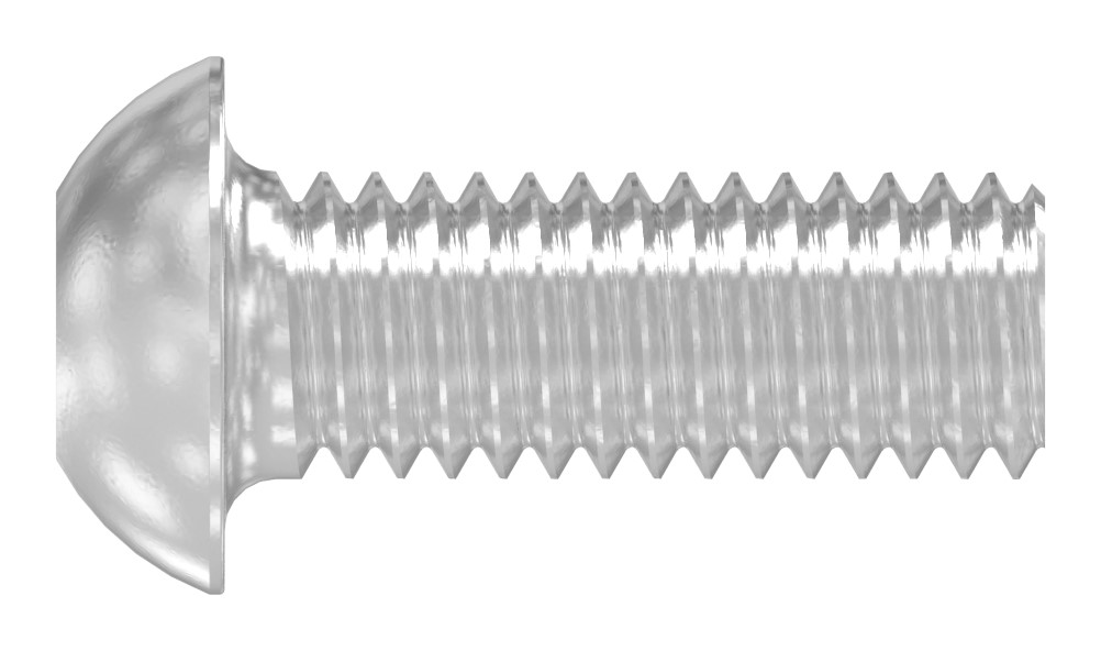 Rundkopfschraube M6x16, V4A, DIN 7380-1 Rundkopfschraube M6x16, V4A, DIN 7380-1