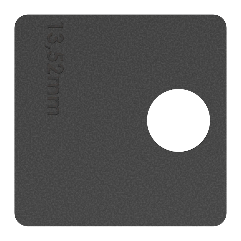 1 Paar Gummi für Mod. 36, für VSG-Glas 13,52mm