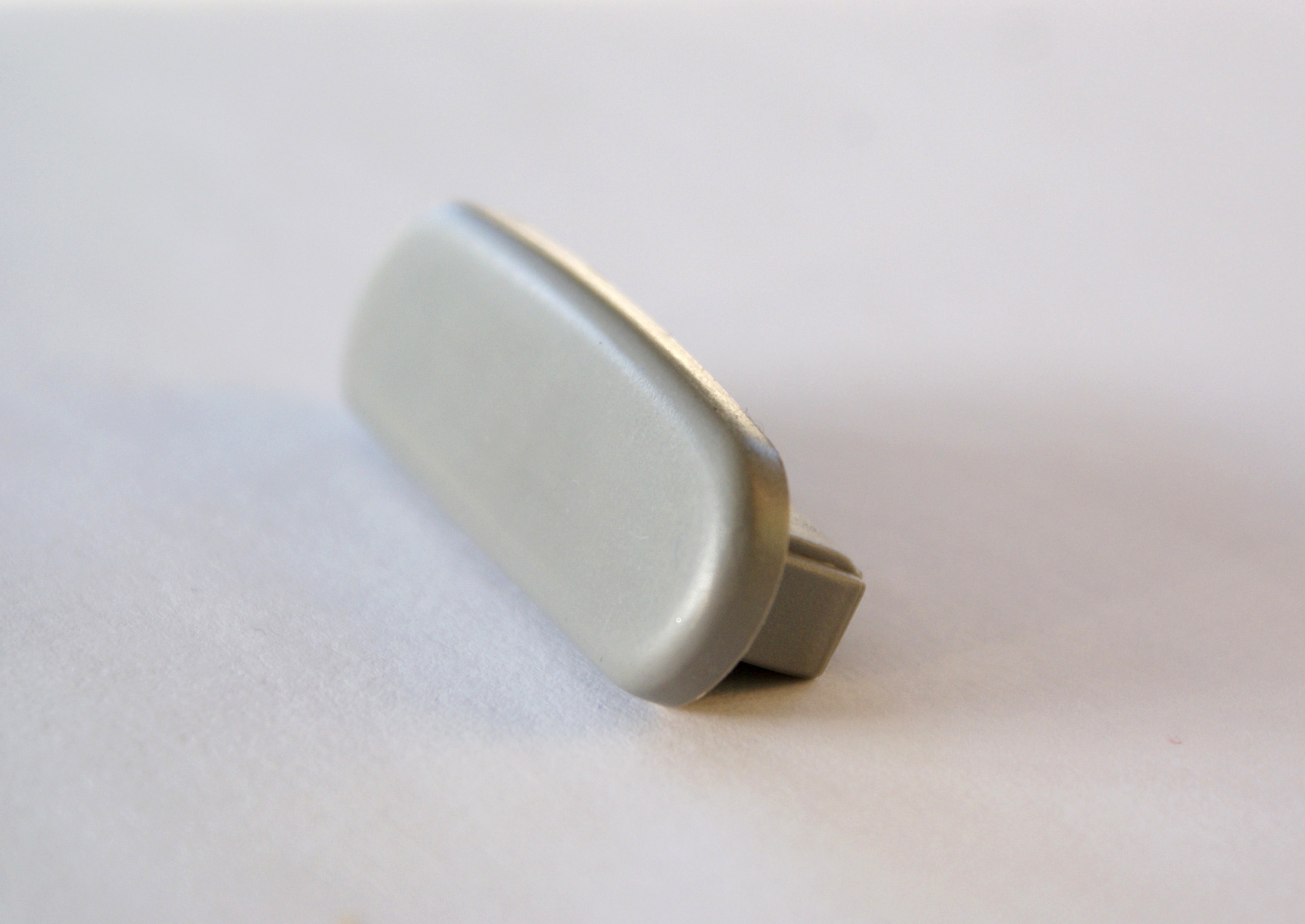 Endkappe für Kunststoffhandlauf für 40x8mm, verkehrsgrau