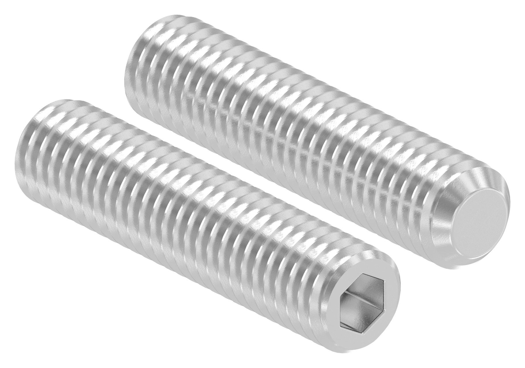 Gewindestift M8x35, V2A, DIN 913 / ISO 4026 Gewindestift M8x35, V2A, DIN 913 / ISO 4026