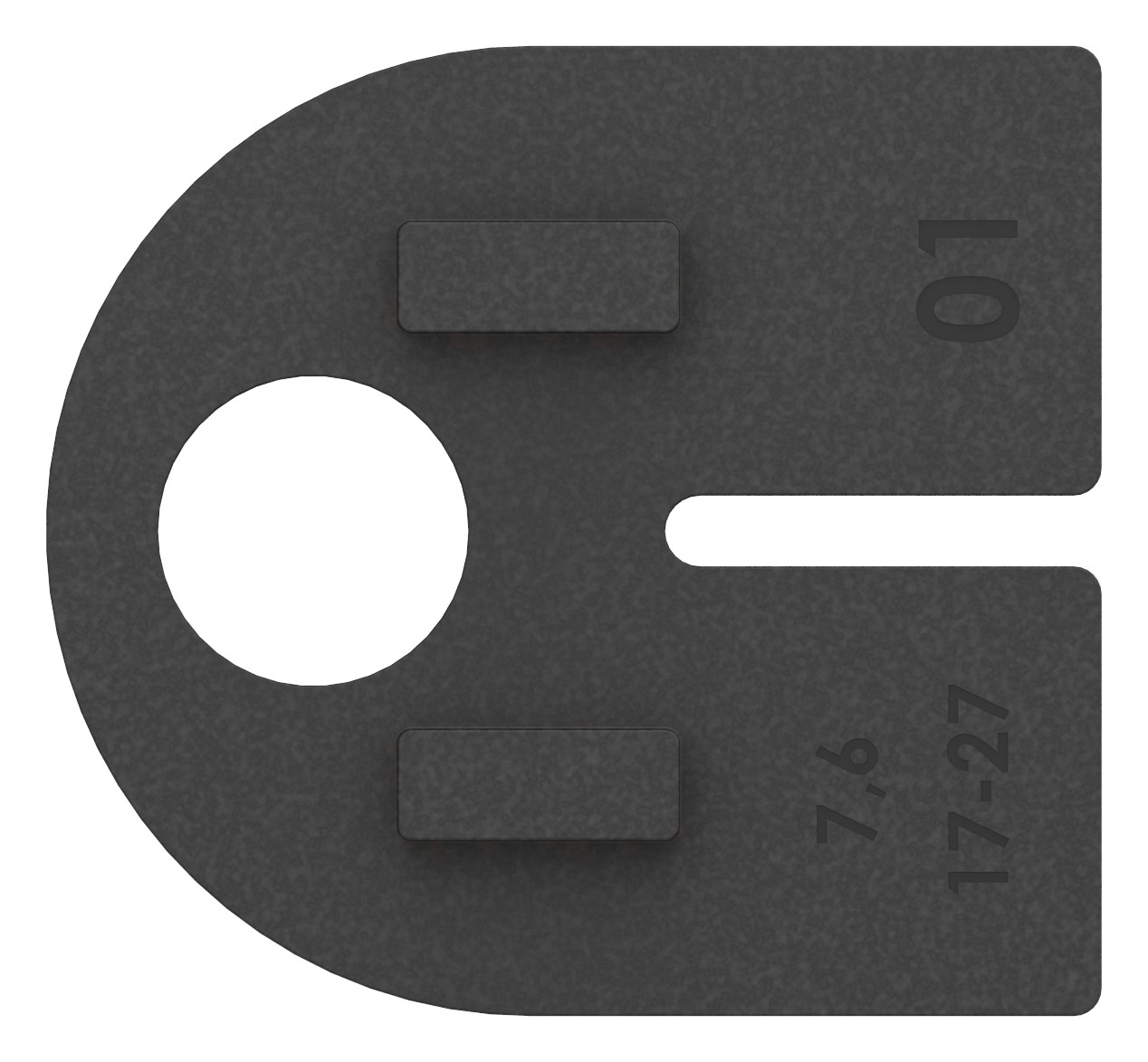 Gummi für Mod. 38, 3mm Blech Gummi für Mod. 38, 3mm Blech
