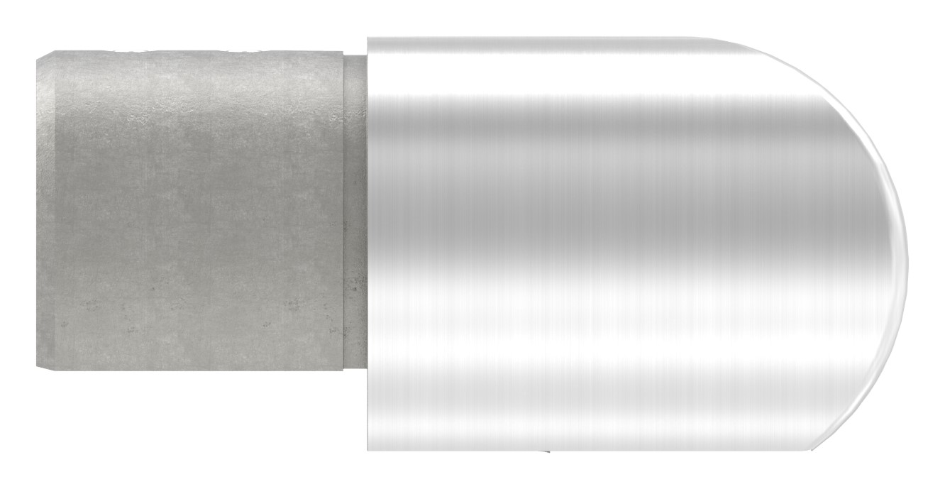 Eckbogen horizontal, für 48,3mm, V4A, Verlaufsecke