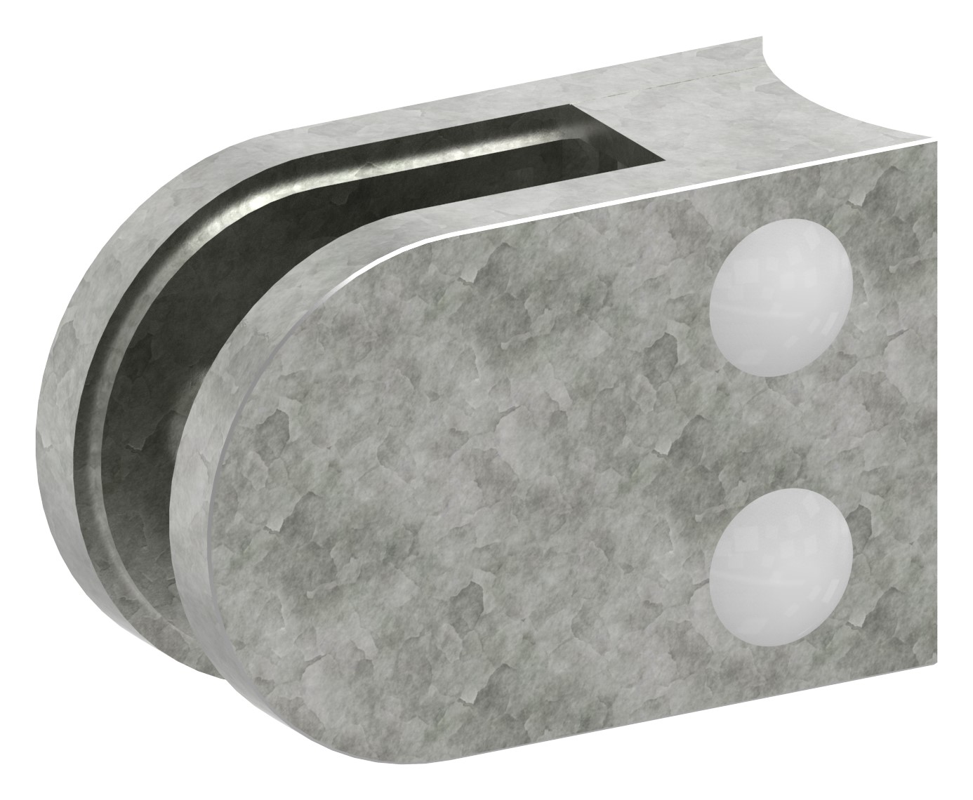 Glasklemme Mod. 32, Anschluss: 48,3mm, Zink roh Glasklemme Mod. 32, Anschluss: 48,3mm, Zink roh