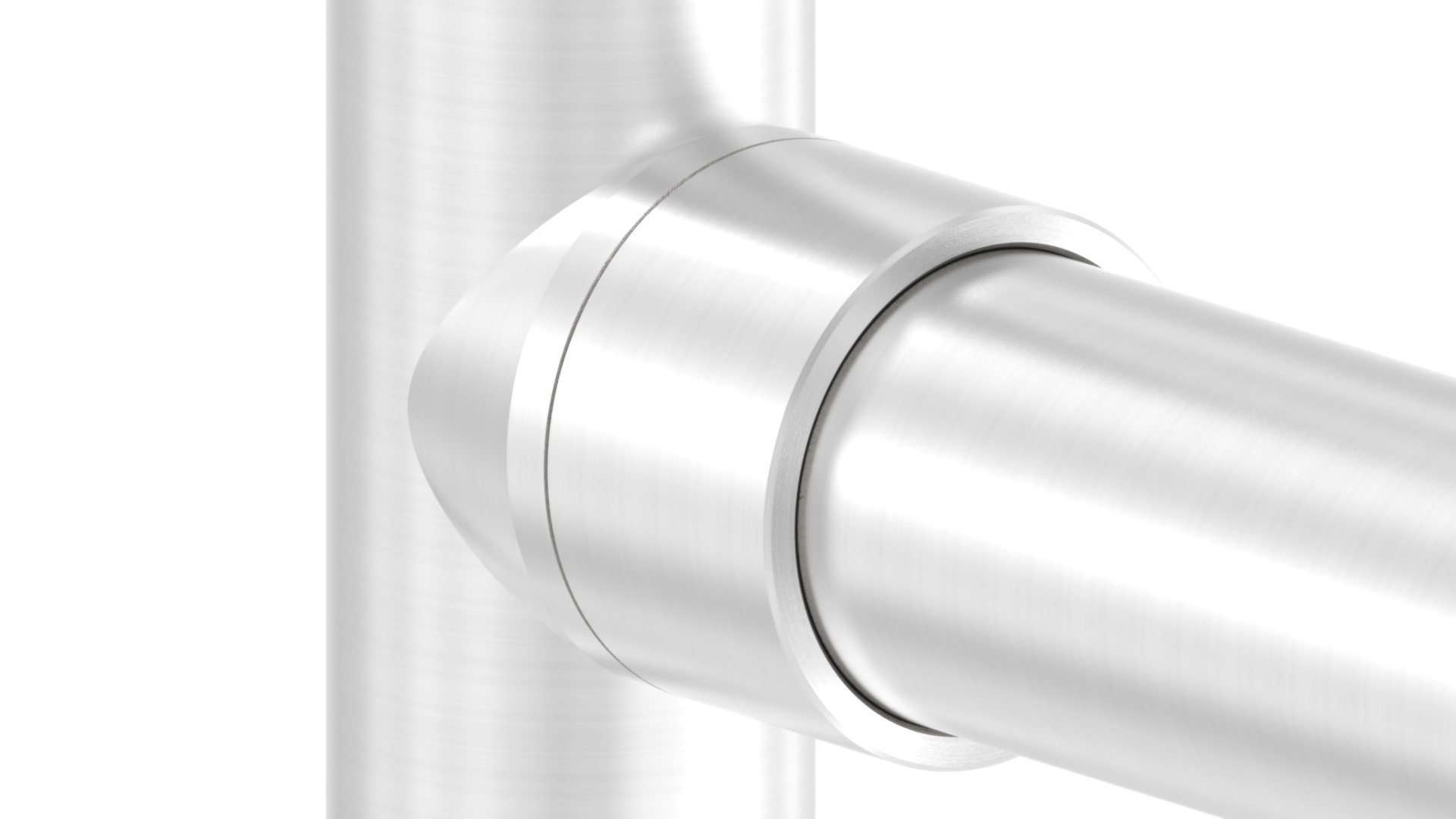 Befestigung für Rohr 42,4mm an 42,4mm Befestigung für Rohr 42,4mm an 42,4mm