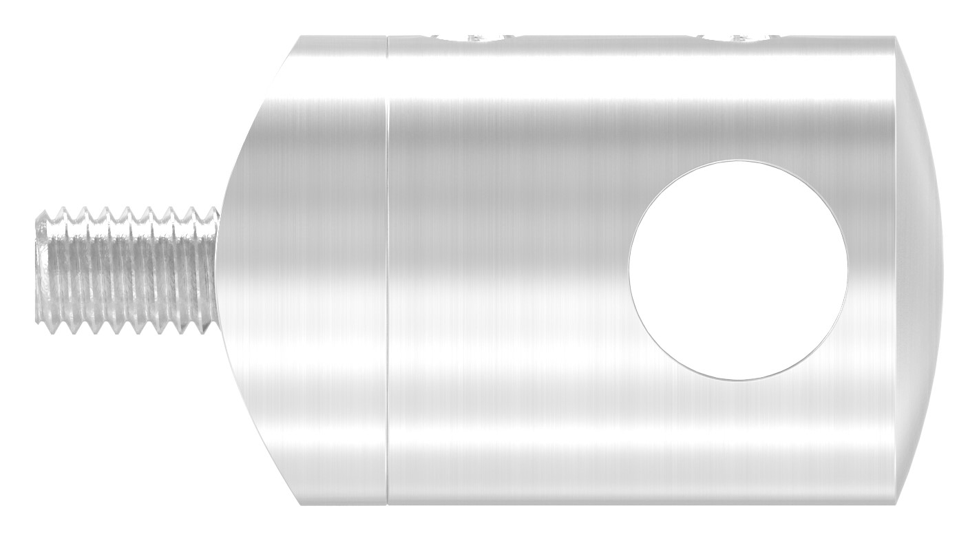 Querstabhalter für 33,7mm Rohr, 10,2mm Bohrung, V2A