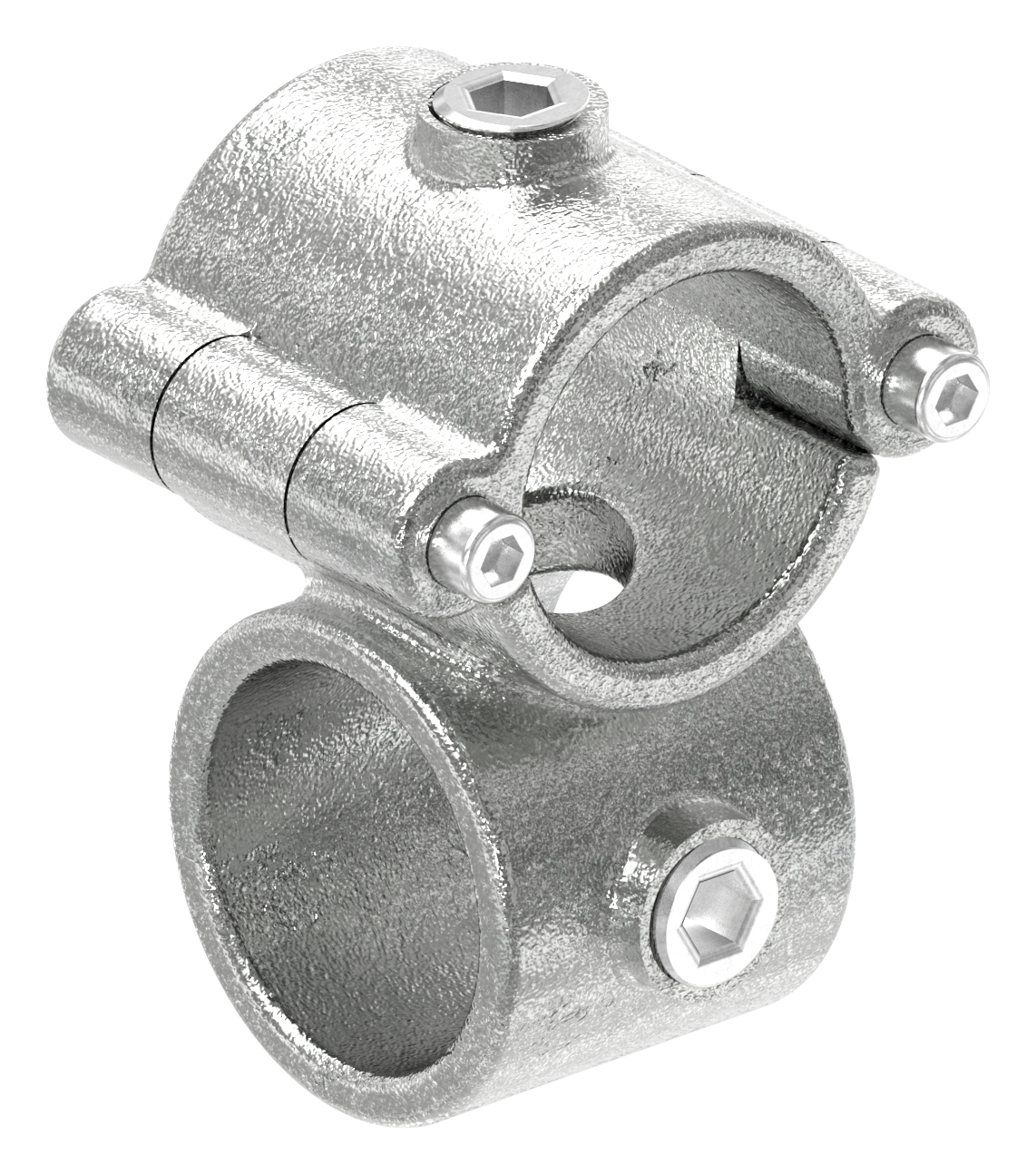 Kreuzverbinder aufklappbar, für Rohr Ø 42,4mm
