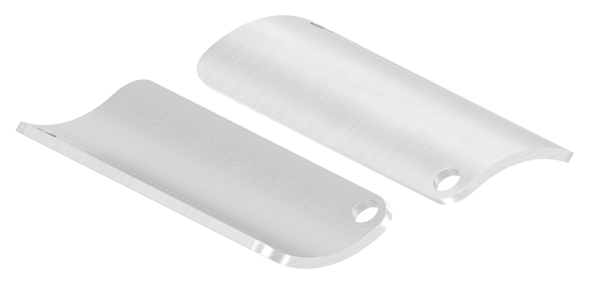 Handlaufanschlussplatte, 42,4mm, V2A