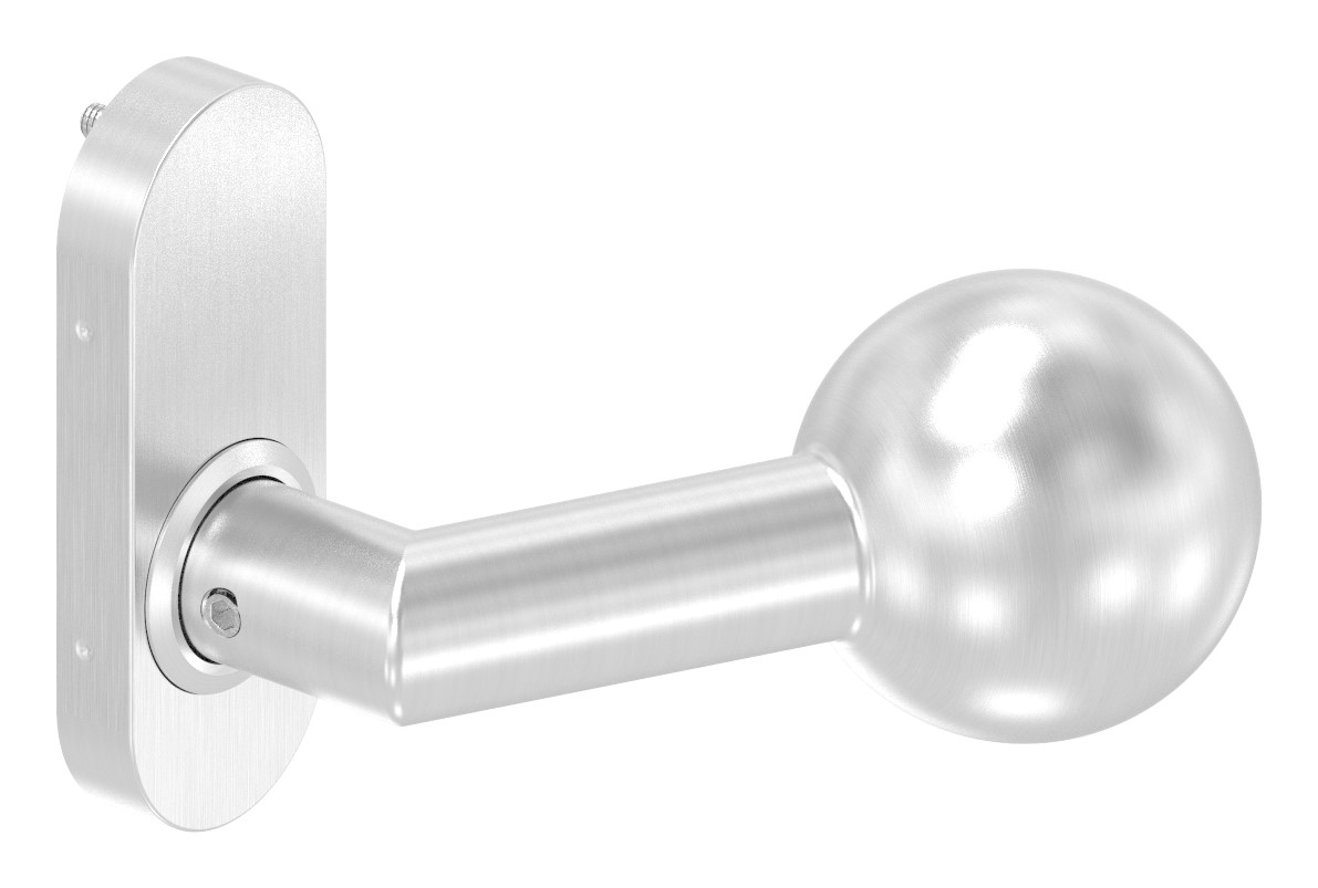 Drückerknopf, Ø 50mm, drehbar, V2A Drückerknopf, Ø 50mm, drehbar, V2A