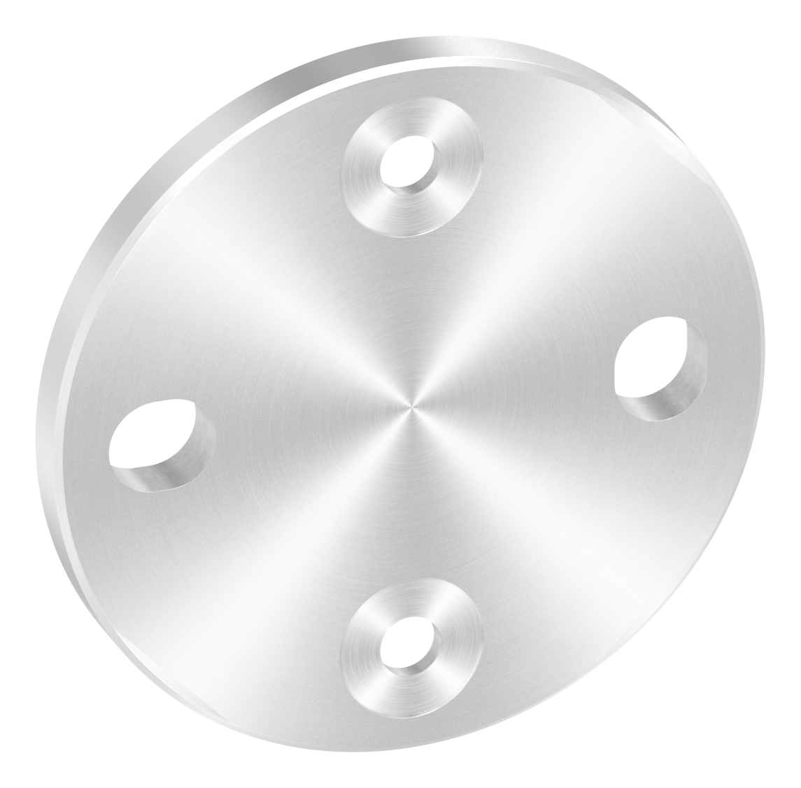 Ankerplatte, 100 x 8mm mit Fase, für Distanzhülse