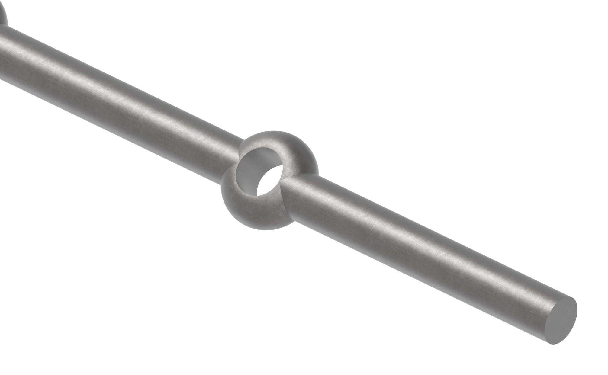Lochleiste S235JR, 16mm, Lochabstand 126mm, 2000mm