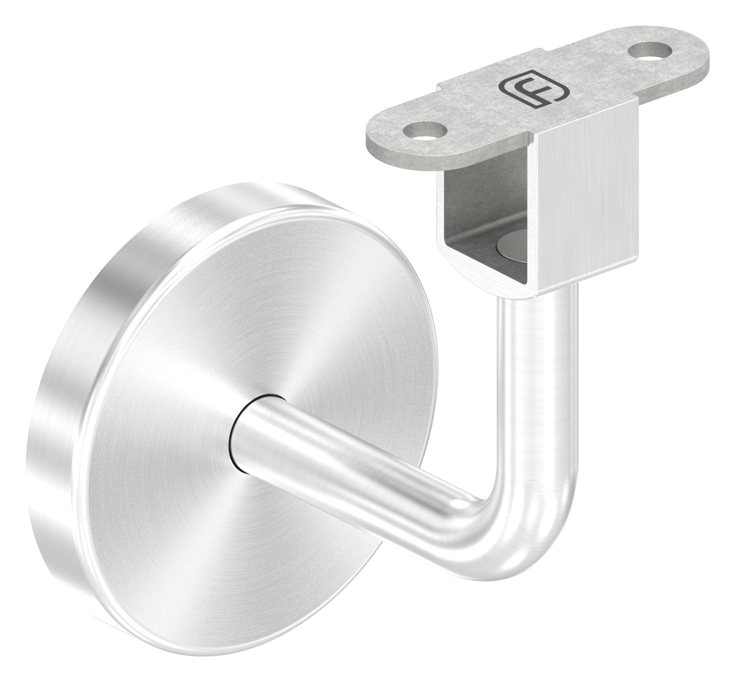 Handlaufhalter für LED Handlauf  (Ronde und Bügel verschweißt), V2A