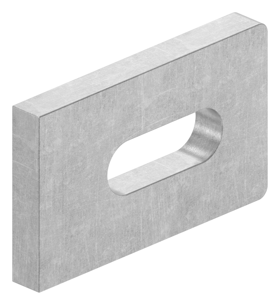Anschweißlasche eckig 50x30x6mm Anschweißlasche eckig 50x30x6mm