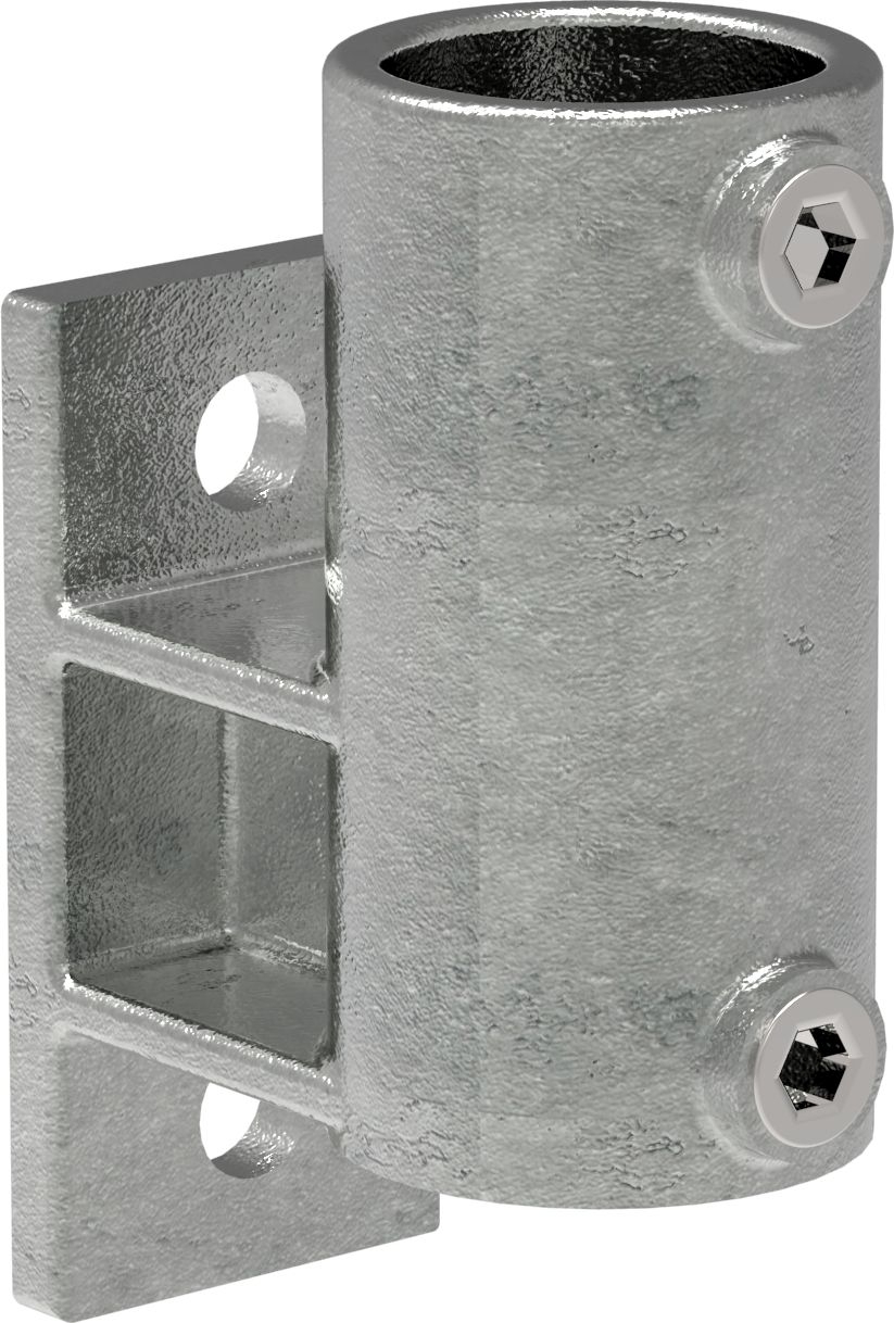 Wandhalter mit 2 Bohrungen, für Rohr Ø 33,7mm