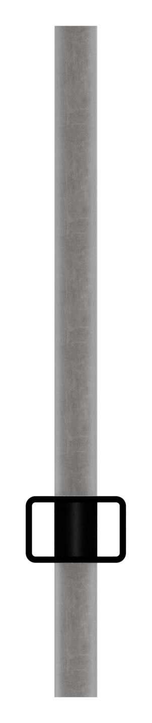 Rechteckrohr S235JR, 30x20x2mm, Löcher für Ø 13mm mit Abstand Mitte-Mitte 120mm, L: 3000mm Rechteckrohr S235JR, 30x20x2mm, Löcher für Ø 13mm mit Abstand Mitte-Mitte 120mm, L: 3000mm
