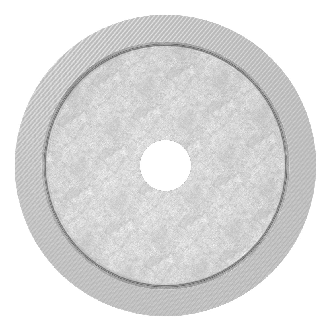 Unterteil für 62mm Glaspunkthalter, t: 40mm, V2A