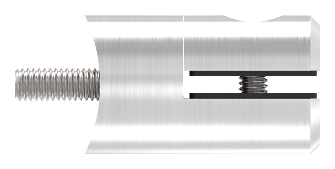 Blechhalter, Ø 25mm, Anschluss: 60,3mm, V2A