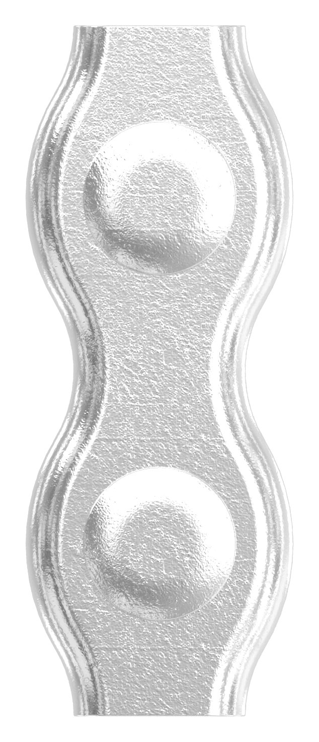 Duplexklemmen für Seil 3mm, V4A